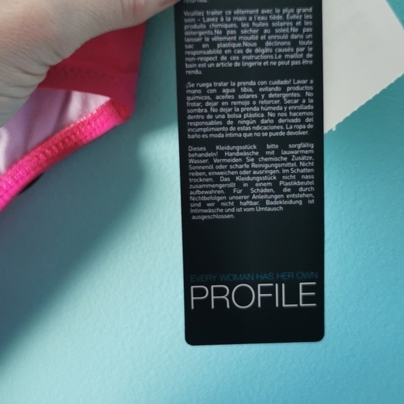 Gottex Profile Bikini Bottom Fuschia 12 New - Picture 5 of 6